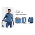 thumbnail image 4 of Playera Casual Manga Larga Cuello Henley Algodón Para Hombre, 4 of 5
