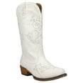 thumbnail image 2 of Roper Womens Aster Embroidered Snip Toe Cowboy  Mid Calf Boots, 2 of 5