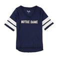 thumbnail image 1 of Camiseta gráfica Touch Notre Dame para mujer azul mediana, 1 of 2