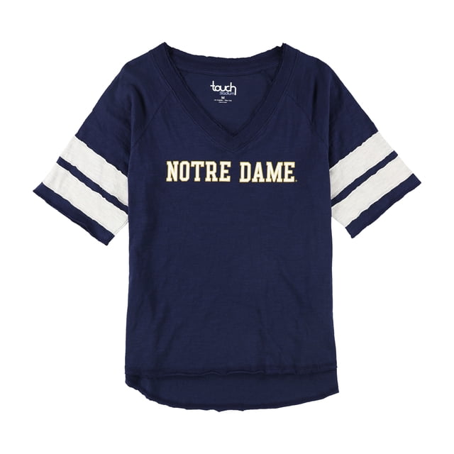 Camiseta gráfica Touch Notre Dame para mujer azul mediana