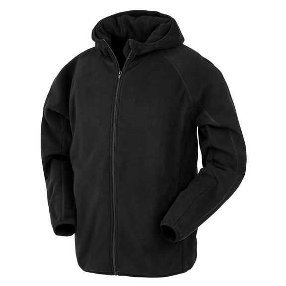 Result Genuine Recycled Mens Micro Hooded Fleece Jacket