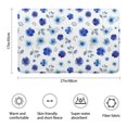 thumbnail image 3 of Pioneer Flower Floral Print Pattern Bathroom Rugs Mat, Non Slip Microfiber Bathroom Rug with Rubber Backing, Soft Mats for Bathroom Floor Tub Shower, 17"x27", 3 of 5