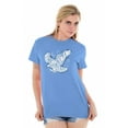 thumbnail image 3 of Hawkeye State Cool Stencil Iowa Hawk Plus Size Crewneck Graphic Tee Shirt Brisco Brands 4X, 3 of 5