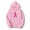 001 Pink, variant on Breast Cancer Awareness Hoodies for Women Pink Ribbon Hooded Sweatshirt 2025 Long Sleeve Hoodie with Pockets Pullover Tops