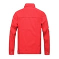 thumbnail image 2 of LZLER Ripped Jean Jacket for Men Red Fashion Denim Jacket Men, 2 of 5