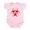 Petal Pink, variant on CafePress - Biohazard Infant Bodysuit - Baby Light Bodysuit, Size Newborn - 24 Months