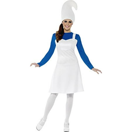 Smiffy's Women's Garden Gnome Costume, Dress and Hat, Funny Side, Serious Fun, Size 6-8, 23391