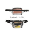 thumbnail image 6 of Gustave 2Pcs Clear Fanny Pack Stadium Approved Waterproof Waist Bag for Women Men Fashion Adjustable Transparent Belt Bags for Travel, Sporting Event, Concert, 6 of 10