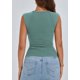 thumbnail image 2 of Camiseta PRETTYGARDEN de canalé sin mangas con manga corta ajustada M, 2 of 8