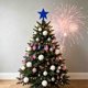thumbnail image 5 of Tree Top Star Glitter Star 15/CM Three-Dimensional Gold Powder Blow-Molded Pentagons Star Accessories Independence Day Theme, 5 of 6