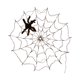 thumbnail image 3 of Cadena de luces telaraña para interiores y exteriores, decoración de Halloween para patios y jardines violeta, 3 of 9