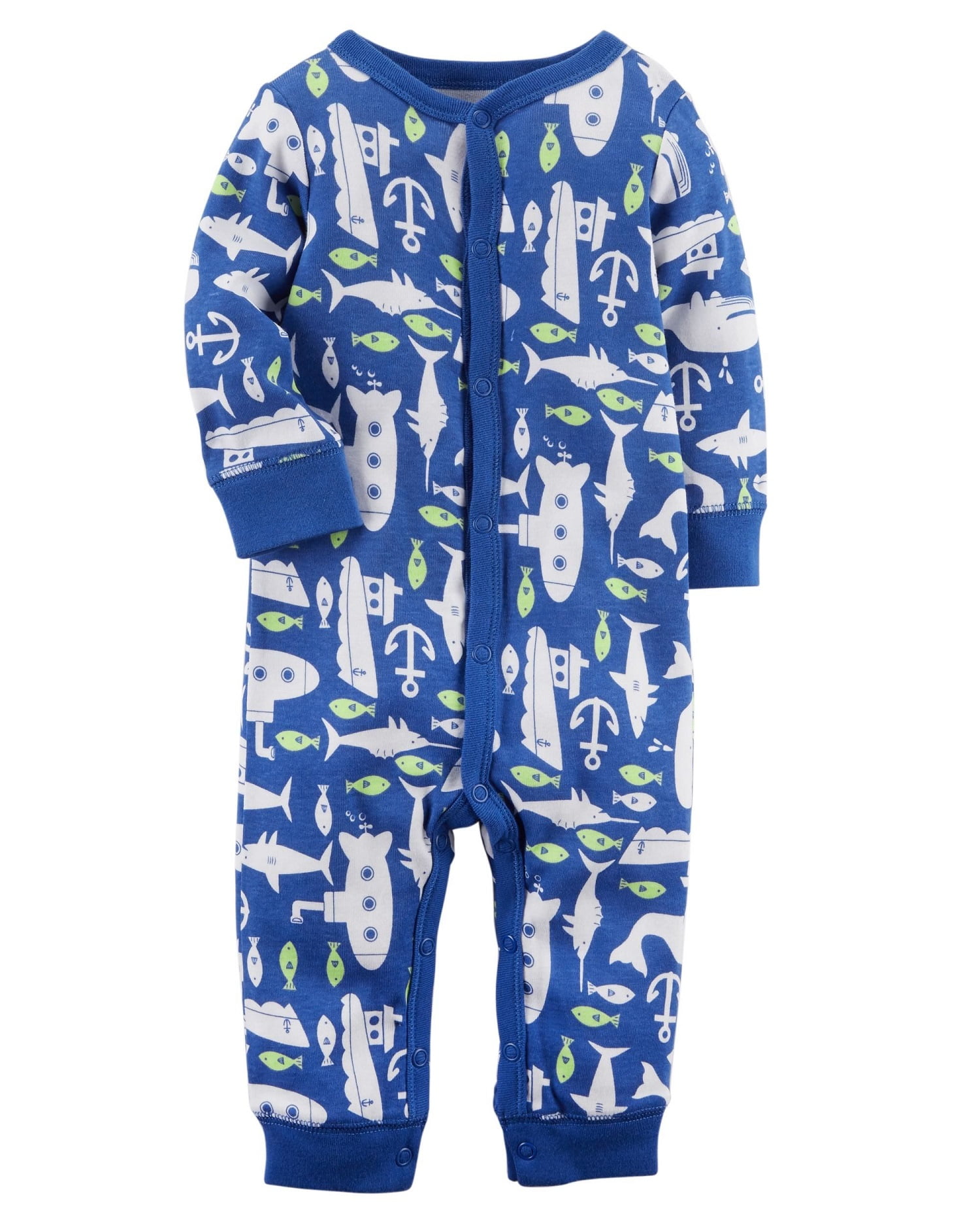 Carter's Baby Boys' SnapUp Cotton Sleep & Play, Newborn