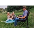 thumbnail image 2 of Picnic Time Reclining Camp Chair with Storage Tote, Navy, 2 of 11