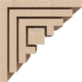 thumbnail image 3 of 5"W x 5"D x 5"H Wide Landon Rough Cedar Woodgrain TimberThane Corbel, Primed Tan, 3 of 6
