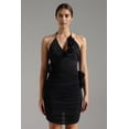 thumbnail image 2 of Vestido Vilina Halter con cuello en V y flores mini para mujer, 2 of 3