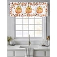 thumbnail image 2 of Sunflower Sunflower Valances for Windows Eucalyptus Leaf Rose Fall Thanksgiving Kitchen Valance Curtain Rod Pocket Small Curtains for Cafe Bathroom Laundry Basement 42" x 18", 2 of 8