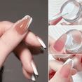 thumbnail image 6 of Nail Art Stamp Kit - French Manicure Printing Tool with Transparent Stencil & Scraper, Multifunctional Design for Salon-Perfect Nails at Home (Easy Transfer Template), 6 of 8