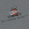 thumbnail image 2 of Miller Genuine Draft Heather Grey T-Shirt-XLarge, 2 of 2