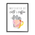 thumbnail image 5 of Stupell Industries Motivated by Cats and Coffee Phrase Patterned Mug, 11 x 14, Design by Jennifer McCully, 5 of 5