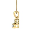 thumbnail image 2 of 1/3 Carat Diamond Solitaire Pendant Necklace in 10K Yellow Gold, 2 of 4