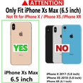 thumbnail image 2 of Funda para iPhone Xs Max con protector de pantalla, [prueba de caídas de grado militar] Funda protectora resistente y resistente a los golpes para iPhone Xs Max de 6,5 pulgadas, color morado, 2 of 8