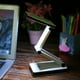 thumbnail image 4 of Lámpara de escritorio Irfora Plegable portátil Lámpara de mesa LED 24 Luz de escritorio Control táctil sensible 3 niveles Brillo ajustable Dimmable Puerto de carga USB Baterías AA 4 * Funciona con pil Irfora Lámpara de escritorio, 4 of 7