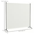 thumbnail image 2 of CoSoTower Single Panel Room Divider, UV30+ Privacy Screen, Indoor Outdoor Privacy Panel with Stable Base, Beige, 2 of 7