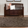 thumbnail image 3 of Linon Home Decor Milan Area Rug Collection, Brown and Beige, 5' x 7.7', 3 of 4