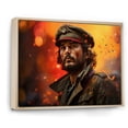 thumbnail image 2 of Designart "Artistic Tribute To Che Guevara" Cuba Floater Framed Canvas Prints, 2 of 5