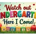thumbnail image 5 of LUUFILx Watch Out Kindergarten Here I Come Banner Backdrop Apple Heart Decoration for Party Supplies Colorful Background First Day School Celebration Classroom Decor, 5 of 9
