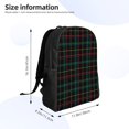 thumbnail image 3 of Easygdp Buffalo Plaid Dark Green Mochila Versátil y Elegante: Comodidad, Almacenaje y Durabilidad para la Universidad, Trabajo, Viajes y Uso Diario, 3 of 7