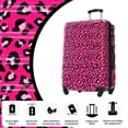thumbnail image 3 of Hardshell Luggage Set 3-Piece Expandable PC Suitcases with TSA Lock & Leopard Print Design, 20"+24"+28" Expandable Capacity for Airport Travel, 3 of 9