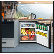12 Volt Refrigerator, Aobosi 65L(2.3cu.ft.) RV Fridge Freezer, Car Refrigerator WIFI APP Control with Lock, (4℉-46℉) Travel Refrigerator Fridge 12/24V DC for Truck, RV, Camping