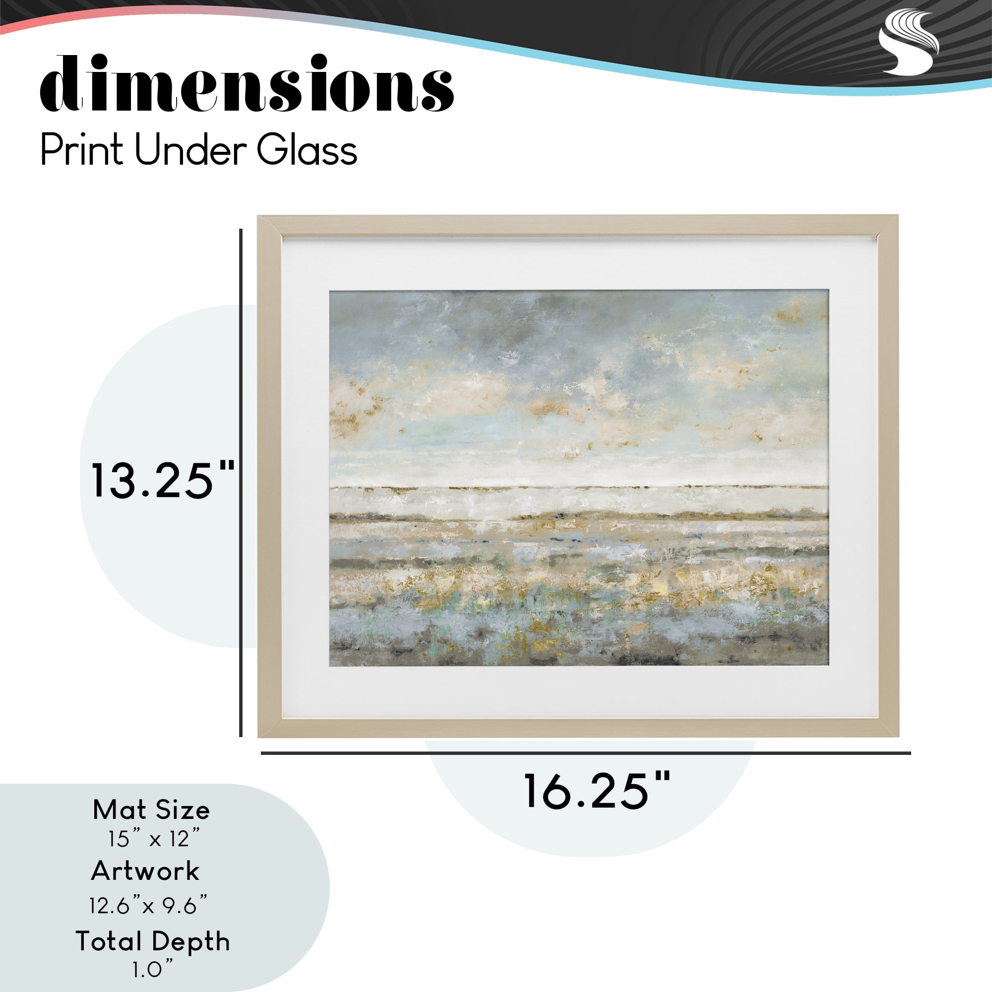 Stupell Industries Contemplative Mood Abstract Birch Framed Print Under Glass, design by Lorenzo Collective