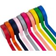 thumbnail image 2 of Solid Color Double Sided Polyester Satin Ribbon 10 Colors 3/8" X 5 Yard Each Total 50 Yds Per Package Ribbon Set, Perfect for Gift Wrapping, Hair Bow, 2 of 4