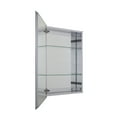 thumbnail image 3 of Croydex Mansfield Single Door Aluminum Medicine Cabinet with Easy to Fit Bracket (24x30in), 3 of 13