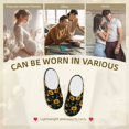 thumbnail image 7 of Fotbe Sunflowers3 Pattern Women's Fuzzy Curly Fur Memory Foam Loafer Slippers Indoor Outdoor Slippers Winter Home Shoes-35/36, 7 of 7