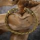 thumbnail image 2 of Brazalete de acero inoxidable con cabeza de dragón, pulsera vikinga ajustable, pulsera punk para hombres, mujeres y niños, 2 of 3