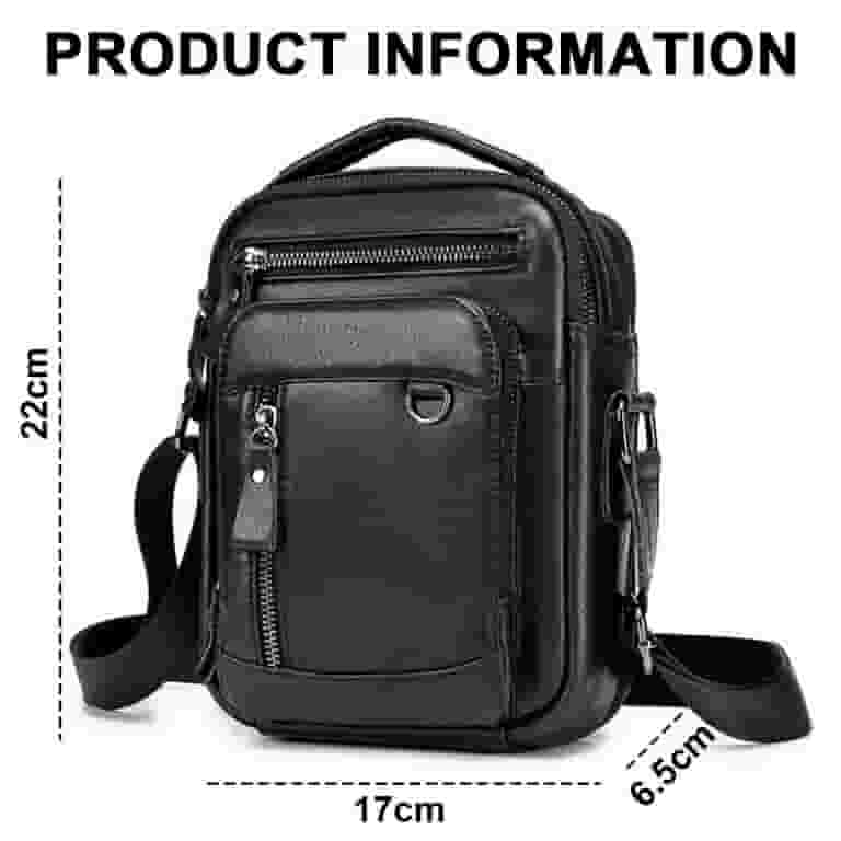 Leather Man Purse Shoulder Bag,Small Mens Crossbody Leather Man Purse Shoulder Bag,Small Mens Crossbody