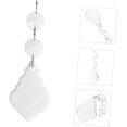 thumbnail image 2 of Colgantes de araña de cristal transparente, cuentas de prismas en forma de lágrima, accesorios de lámpara de techo DIY, 2 of 5