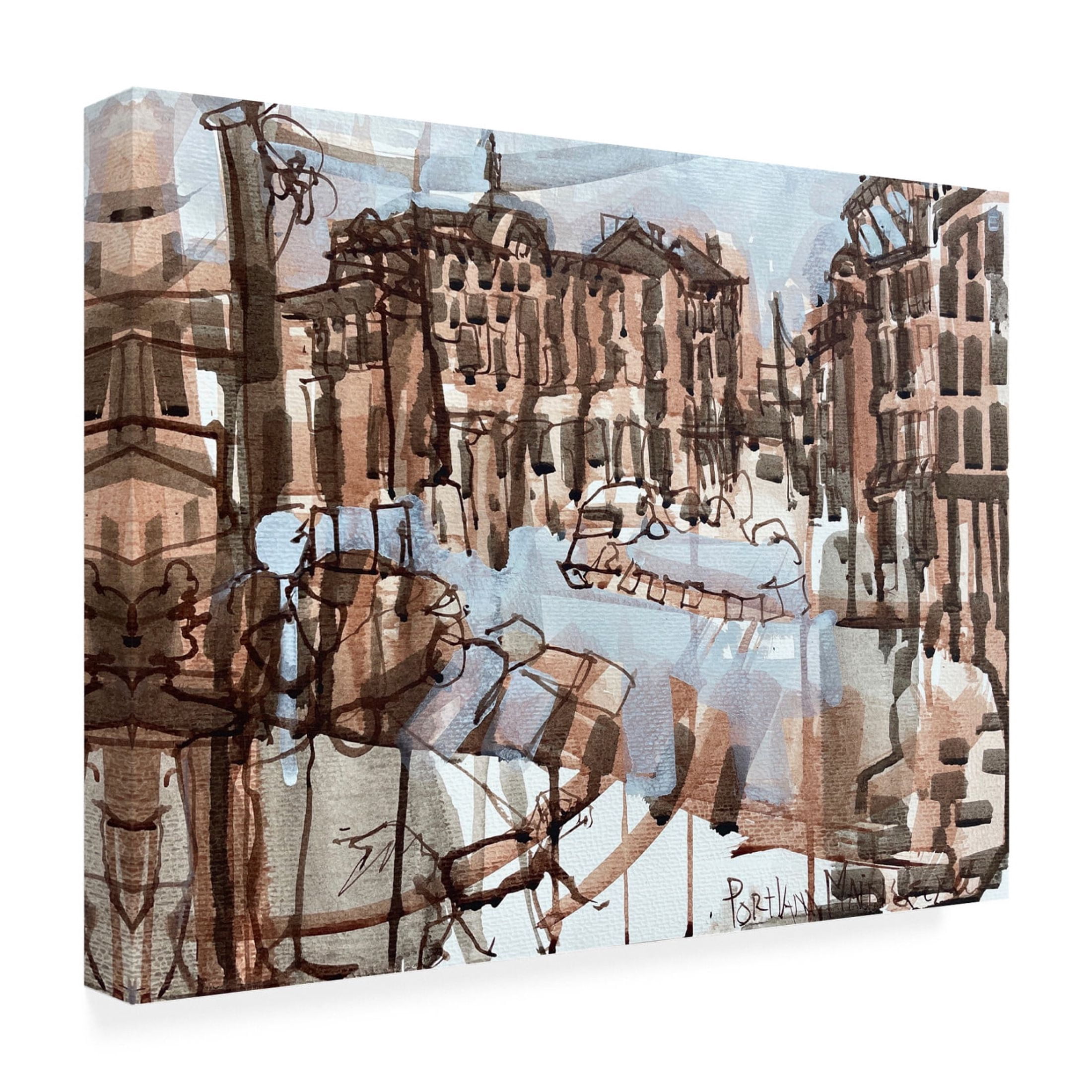 Trademark Fine Art Erin McGee Ferrell Portland Maine II Canvas Wall Art