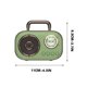 thumbnail image 3 of Amzcrzy Electrónica para hombres Organizador de electrónica Cámara digital Altavoz retro portátil, sistema de sonido Bluetooth, subwoofer pequeño portátil para el hogar, inalámbrico para exteriores,, 3 of 3