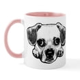 thumbnail image 2 of CafePress - Black & White Puggle Mug - 11 oz Ceramic Mug - Novelty Coffee Tea Cup, 2 of 6