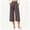 Coffee, variant on SwiftWear Women's Dress Work Capri Pants Solid Color Wide Leg Capris Stretch Casual Cropped Pants S-2XL