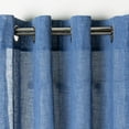 thumbnail image 2 of SAFAVIEH Shani Grommet Curtain Window Panel, 52" x 96", Blue, 2 of 4