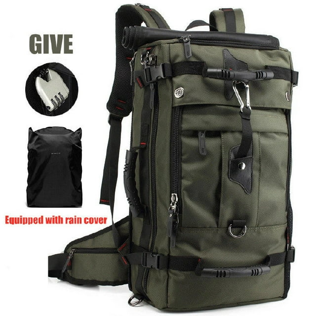 40L Outdoor Waterproof Hiking Backpack with Rain Cover, Outdoor Sport Travel Bag with Chest Strap High-Performance Backpack for Hiking Climbing Trekking(Send Waterproof Cover and Combination Lock)