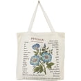 thumbnail image 1 of Bolsa de yute estampada vintage, bolsa de yute, bolsa de compras, lona, 1 of 6