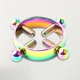 thumbnail image 1 of Stainless Steel Zircon Non Piercing Clamp On Nipple Rings Jewelry Adjustable Body Accessory For Women Daily Wear Fashion Decorative Ladies Set Pair Valentine, 1 of 3