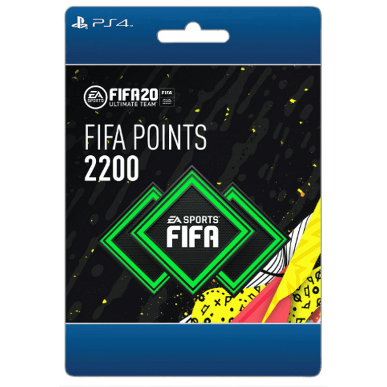 20 Ultimate Team FIFA Points 2200, Electronic Arts, PlayStation Download] Walmart.com