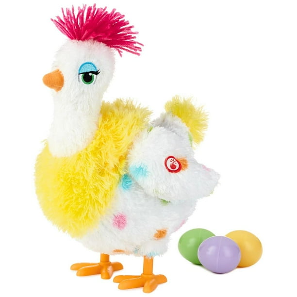 Hallmark Sassy Squawkin' Egg Droppin' Hen Musical Stuffed Animal With